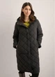 OCHNIK Жіноча довга стьобана куртка куртка KURDT-0667-99 2XL чорна - изображение 2