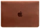 Кожаный чехол-конверт на магнитах для MacBook 15 дюйм, светло-коричневый, натуральная кожа Crazy Horse, ручная работа, 38×25,5 см 58677 - изображение 1