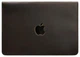 Кожаный чехол-конверт на магнитах для MacBook 15 дюйм, темно-коричневый, натуральная кожа Crazy Horse, ручная работа, 38×25,5 см 58679 - изображение 1
