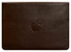 Кожаный чехол-конверт на магнитах для MacBook 14 дюйм, бордовый, натуральная кожа Краст, ручная работа, 34,3×24,5 см 58658 - изображение 1