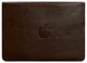 Кожаный чехол-конверт на магнитах для MacBook 15 дюйм, бордовый, натуральная кожа Краст, ручная работа, 38×25,5 см 58671 - изображение 1