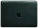 Кожаный чехол для ноутбука MacBook 13 из натуральной кожи Crazy Horse защитный для MacBook Air и Pro, зеленый 58595 - изображение 5