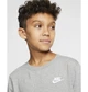 Футболка подростковая Nike Sportswear 128-137 CM Серая AR5254-063 - изображение 4