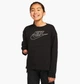 Детский свитшот Nike U Flyease Play Crew M Черный DM8539-010 - изображение 1