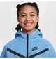 Детская толстовка Nike Sportswear Tech Fleece Blue L Синяя HV8695-489 - изображение 3