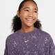 Детский свитшот Nike G Nsw Club Flc Bxy Crw Shne M Фиолетовый HF4393-573 - изображение 3