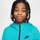 Детская толстовка Nike Sportswear Tech Fleece XL Бирюзовая HV5867-345 - изображение 3