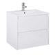 Шафка з умивальником Roca Claudia 600 White Glossy (A857794806+A3272A3000) - изображение 1