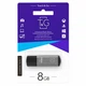 Флешка T&G Vega 8GB USB 2.0 з кришкою, сіра - зображення 2
