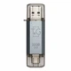 Флешка T&G Star 32 ГБ USB 2.0 Type-C металлическая с крышкой серебристая - изображение 1