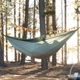 Гамак туристический Naturehike NH21DC011 двухместный 290х180 см, эпонж 340T, бело-зеленый - изображение 2