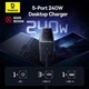 Настольное зарядное устройство Baseus 240Вт GaN PD3.1 (5-в-1) Черный - изображение 5