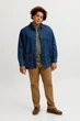 Джинсова сорочка Jack&Jones темно-синя 5XL (400145-13278) - изображение 3