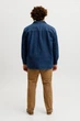 Джинсова сорочка Jack&Jones темно-синя 5XL (400145-13278) - изображение 4
