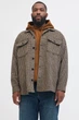 Сорочка Jack&Jones у дрібну клітинку коричнева 7XL (400131-12110) - изображение 3
