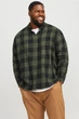 Сорочка Jack&Jones у велику клітинку темно-зелена 2XL (400130-green-12849) - изображение 1
