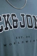 Футболка з принтом "Jack&Jones" Jack&Jones сіро-синя 8XL (500618-blue-12331) - зображення 2