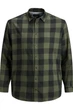 Сорочка Jack&Jones у велику клітинку темно-зелена 2XL (400130-green-12849) - изображение 7