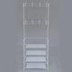 Вешалка для одежды (154х60х29,5см) New simple floor clothes rack, Белая - изображение 7