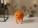Декоративний розплавлений гарбуз, фігура цукерниця Halloween для декору будинку, саду чи свят | Прикраса на Хеллоуїн Storm - зображення 1