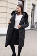 Пальто зимнее Mila Nova ПВ-391 54 черное - изображение 6