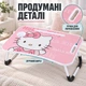 Столик для ноутбука MLT T36 з підставкою для планшета та підсклянником Hello Kitty - зображення 5