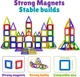Магнітний конструктор Desire Deluxe Magnetic Blocks 94 деталі для створення 2D та 3D геометричних фігур ABS-пластик багатоколірний від 3 років - Уцінка - зображення 4