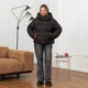 Зимний женский пуховик UF-Fashion 1135-BM M коричневый - изображение 2