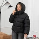 Женский зимний пуховик UF-Fashion 1135-BM XS черный - изображение 9