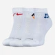 Набор мужских носков коротких хлопковых Nike U Nk Everyday Plus Cush Ankle DH3827-902 38-42 3 пары Белый/Разноцветный (195244784080) - изображение 1