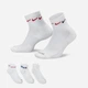 Набор мужских носков коротких хлопковых Nike U Nk Everyday Plus Cush Ankle DH3827-902 38-42 3 пары Белый/Разноцветный (195244784080) - изображение 4