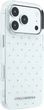 Etui Karl Lagerfeld IML Rhinestones Allover and Electroplated Logo do Apple iPhone 18 Pro / 17 Pro Białe (3666339650612) - obraz 4