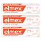 Набір зубних паст Elmex Caries Protection Tripack з фтором 3 x 75 мл (8590232000234) - зображення 1