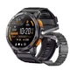 Чоловічий смарт-годинник Modfit Pathfinder GPS Compass Black Steel з AMOLED дисплеєм та подарунковим ремінцем - зображення 1