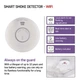 Датчик диму GoSmart TS380C-HW з WiFi P56500S - зображення 3