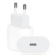 Зарядний пристрій для iPhone Apple ORIGINAL 20 Вт USB Type-C Білий (MUVV3ZM/A) - изображение 5