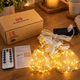 Штора Роса Люкс (силиконовая оболочка) с крючками от USB, 3x3 метра, 300 LED, Теплый белый - изображение 2