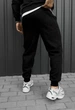 Штаны мужские Стаф черные спортивные на флисе Staff rol black fleece XXL (403949) - изображение 2