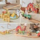 Drewniana kolejka Tooky Toy Farma 48 elementów TP553 (6976831555603) - obraz 7