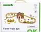 Drewniana kolejka Tooky Toy Farma 48 elementów TP553 (6976831555603) - obraz 1