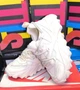 Жеские кроссовки модель изи буст бежевый Yeezy на высокой подошве 40 - изображение 4