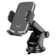 Автотримач для телефона HOCO CA95 Polaris push-type telescopic suction cup car holder Black - зображення 1