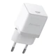 Мережевий зарядний пристрій з кабелем Baseus Palm Fast Charger 1C 20W EU Moon White (with Baseus Cable USB-C to USB-C 1m Moon - зображення 5