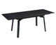 Стол раскладной ProDobro BELFORD CERAMIC 140(200)*80 черный орех - изображение 1