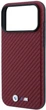 Etui BMW M Carbon Metal Logo MagSafe do Apple iPhone 17 Pro/18 Pro Burgundy (BMHMP18L26SWPCILR) - obraz 6