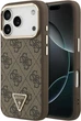 Etui Guess 4G Triangle Logo MagSafe do Apple iPhone 17 Pro/18 Pro Brown (GUHMP18LP4GTDGMW) - obraz 1