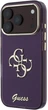 Etui Guess IML 4G Script Metal do Apple iPhone 17 Pro/18 Pro Burgundy (GUHCP18L5HC4MLSU) - obraz 2