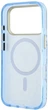 Etui Guess IML Leopard Glitter Triangle Logo MagSafe do Apple iPhone 17 Pro/18 Pro Blue (GUHMP18LHLEGTGLU) - obraz 7
