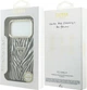 Etui Guess IML Zebra Glitter Triangle Logo MagSafe do Apple iPhone 17 Pro Max/18 Pro Max Silver (GUHMP18X6HZPGTLS) - obraz 8