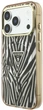 Etui Guess IML Zebra Glitter Triangle Logo MagSafe do Apple iPhone 17 Pro Max/18 Pro Max Gold (GUHMP18X6HZPGTLD) - obraz 2